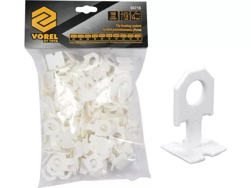 Vorel csempeszintező talpelem 1 mm 100 db