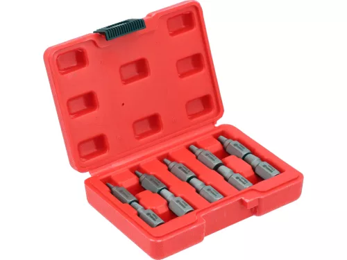 Vorel csavarkiszedő készlet sérült belső csavarokhoz (HEX, TORX, SPLINE), 10 db