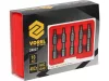 Vorel csavarkiszedő készlet sérült belső csavarokhoz (HEX, TORX, SPLINE), 10 db