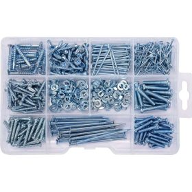 Vorel csavar és szeg készlet 580 részes