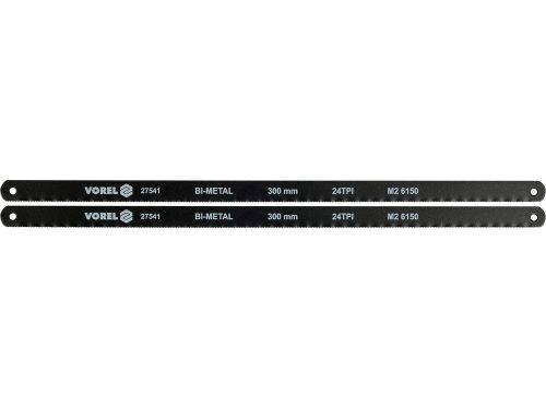 Vorel fém fűrészlap 300 mm 24 TPI 2 db CrV