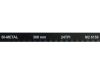 Vorel fém fűrészlap 300 mm 24 TPI 2 db CrV