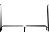 Vorel tűzifaállvány 30 cm 200x25x115 cm, acél