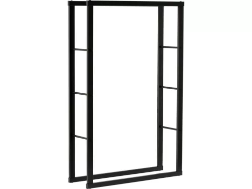 Vorel tűzifaállvány kandallóhoz 80×25×100 cm acél