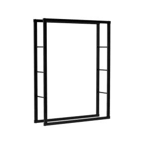 Vorel acél kandallótűzifa-állvány 100×25×100 cm
