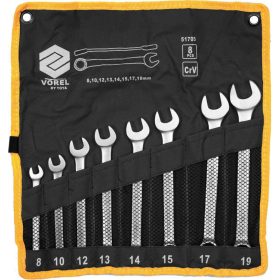 Vorel csillag-villáskulcs készlet 8 részes 8-19 mm