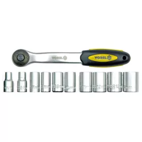 Vorel dugókulcs készlet 11 részes 1/4" 5-14 mm