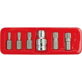 Vorel bitfej készlet Spline M5-M12 6 részes