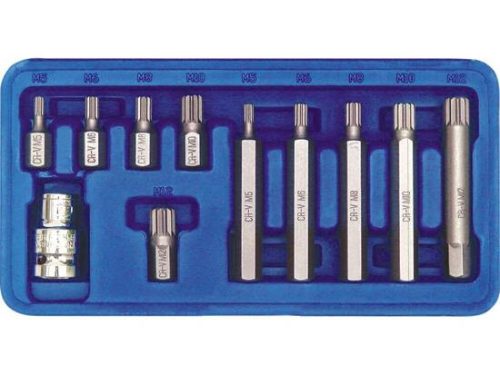 Vorel Bitfej készlet Spline M5-M12 11 részes