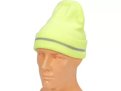Vorel téli sapka sárga