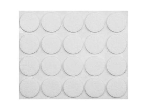 Vorel öntapadós csúszásgátló alátét fehér filc 20 mm 20 db