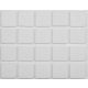 Vorel öntapadós csúszásgátló alátét fehér filc 20x20 mm 20 db