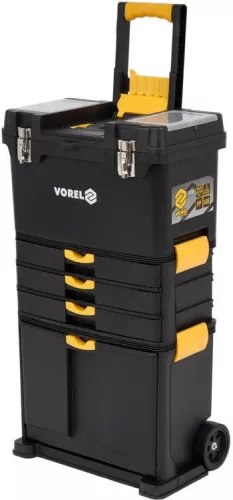 Vorel kerekes szerszámosláda 3 részes 3 fiókkal