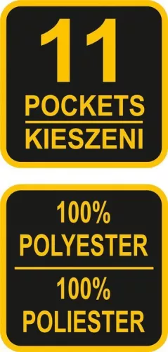 Vorel szerszámöv 11 zseb 2 kalapácstartó
