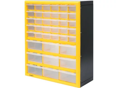 Vorel alkatrészrendszerező szekrény 39 fiók, 375x380x160 mm