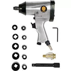 Vorel pneumatikus ütvecsavarozó dugókulcsokkal 1/2" 340 Nm 16 részes