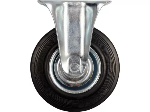 Vorel ipari kerék fix 125 mm 100 kg fekete