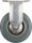 Vorel ipari kerék fix 100 mm 45 kg szürke