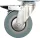 Vorel ipari kerék fékkel, forgó, villás 50 mm 20 kg szürke