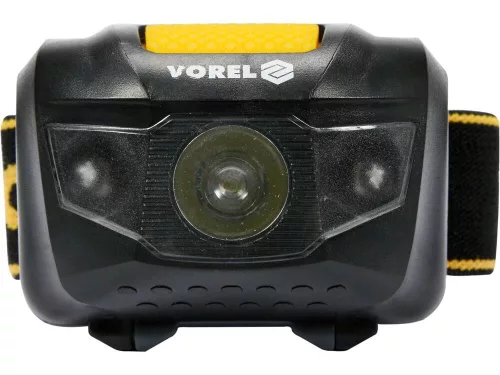 Vorel fejlámpa 3 LED 100 lm 55x47x29 mm