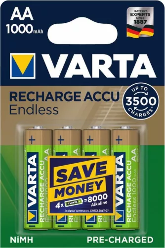 Varta ceruza akkumulátor AA Ni-Mh 1000 mAh (HR6) (1,2V) B4