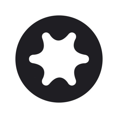 Wolfcraft csavarozó bit Diamant gyémántszemcsés 25mm Torx T10