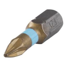 Wolfcraft 2db csavarozó bit Torsion TiN 25mm Pozidriv PZ1