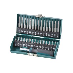 Wolfcraft bitkészlet biztonsági csavarokhoz, 31 részes