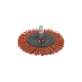 Wolfcraft nejlonszálas kefe Ø100mm S=6mm durvaszemcsés