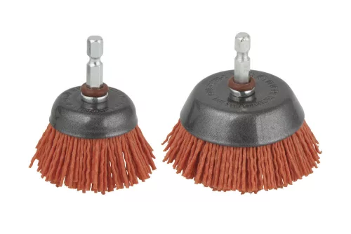 Wolfcraft csapos fazékkefe fúrógépbe nylon 50 mm