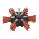 Wolfcraft csapos drótkorong fúrógépbe nylon 100 mm