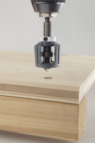 Wolfcraft bitbefogó mélységstoppal, hatszögbefogású