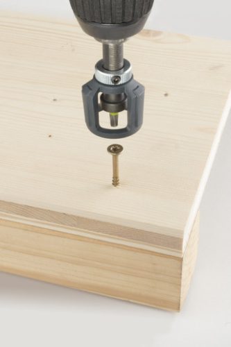 Wolfcraft bitbefogó mélységstoppal, hatszögbefogású