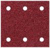 Wolfcraft 10db tépőzáras csiszolólap korund K60,120,240 perforált 100x115mm