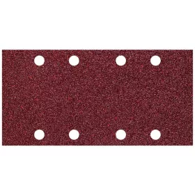 Wolfcraft tépőzáras csiszolólap korund K80 perforált 93x185mm 10db