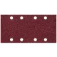 Wolfcraft tépőzáras csiszolólap korund K80 perforált 93x185mm 10db