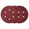 Wolfcraft tépőzáras csiszolókorong 6 lyukú korund K60,120,240 Ø150mm 12db