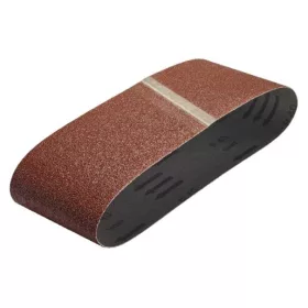 Wolfcraft szövet csiszolószalag K80 75x510mm 3db