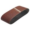 Wolfcraft szövet csiszolószalag K24 75x533mm 3db