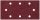 Wolfcraft 5db csiszolólap korund K120 93x230mm perforált