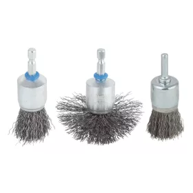 Wolfcraft csapos ecsetkefe fúrógépbe 3 részes készlet