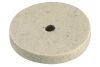 Wolfcraft Polírozó filckorong, furat 10mm, 75x10mm