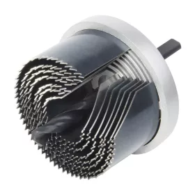 Wolfcraft lyukfűrész 7 részes 25,32,38,45,50,56,62 mm, S=8mm, fémtest
