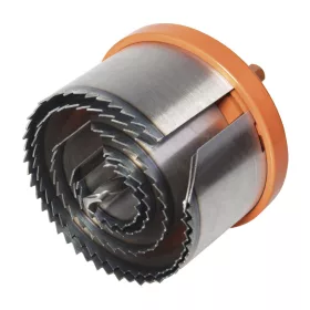 Wolfcraft lyukfűrész profi, 5 részes 28,35,50,68,75 mm, S=8mm, fémtest