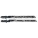 Wolfcraft Dekopírfűrészlap 3db laminálthoz, HCT T 25mm 100/75 d=1.65mm
