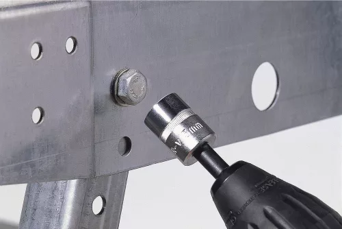 Wolfcraft dugókulcs készlet adapterrel 1/4