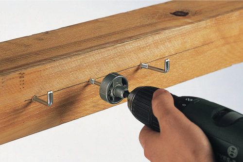 Wolfcraft akasztóbehajtó 2 részes, bitbefogással, 104mm