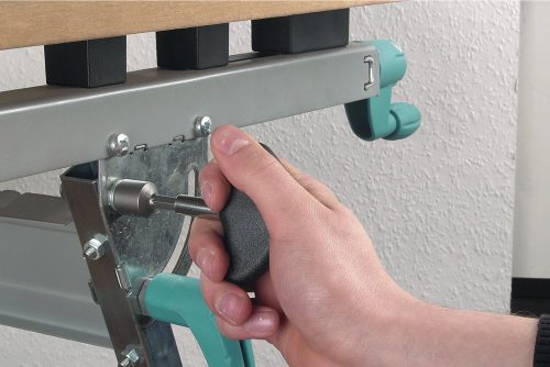 Wolfcraft akasztóbehajtó 2 részes, bitbefogással, 104mm