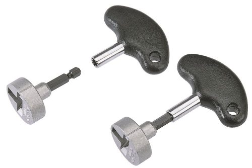 Wolfcraft akasztóbehajtó 2 részes, bitbefogással, 104mm