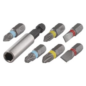 Wolfcraft Csavarozó bitkészlet Solid 7 részes